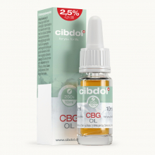 2.5 % CBG & 2.5 % CBD Olja