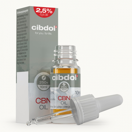 2,5 % CBN & 2,5 % CBD Olja