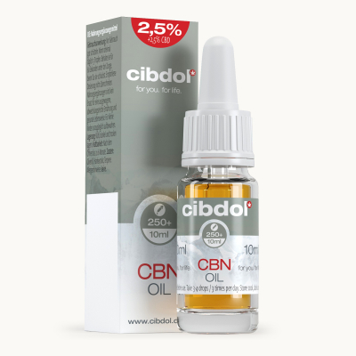 2,5 % CBN & 2,5 % CBD Olja