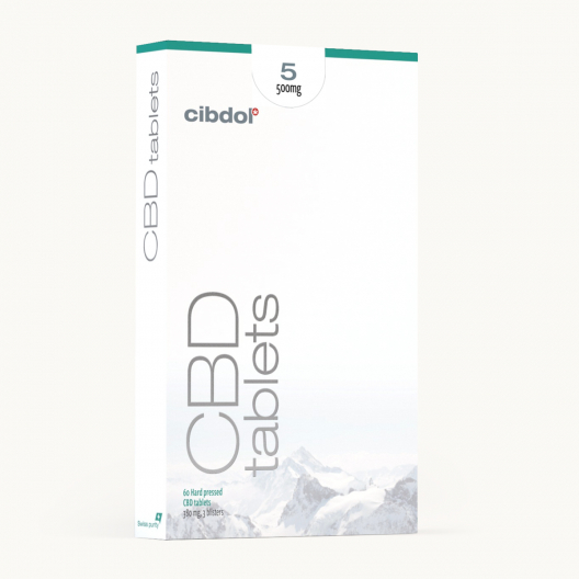 CBD-tabletter 5 % (500 mg)
