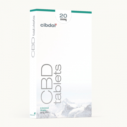 CBD-tabletter 20 % (2000 mg)