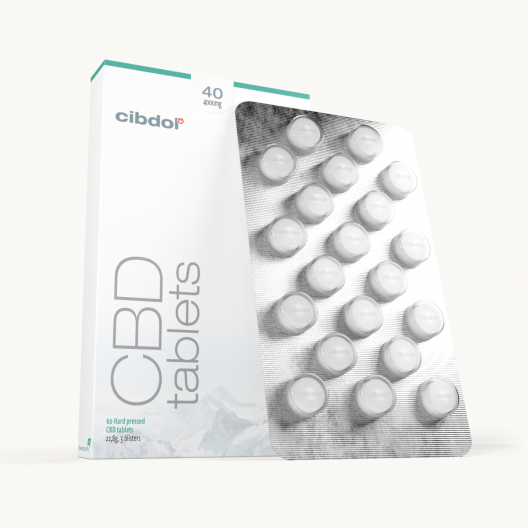 CBD-tabletter 40 % (4000 mg)